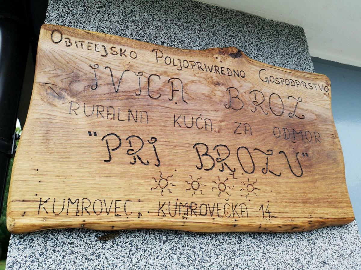 Kuca Za Odmor Pri Brozu Leilighet Kumrovec Eksteriør bilde